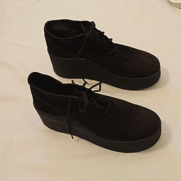 Robert clergerie suede platform shoes size 8 - Picture 1 of 10